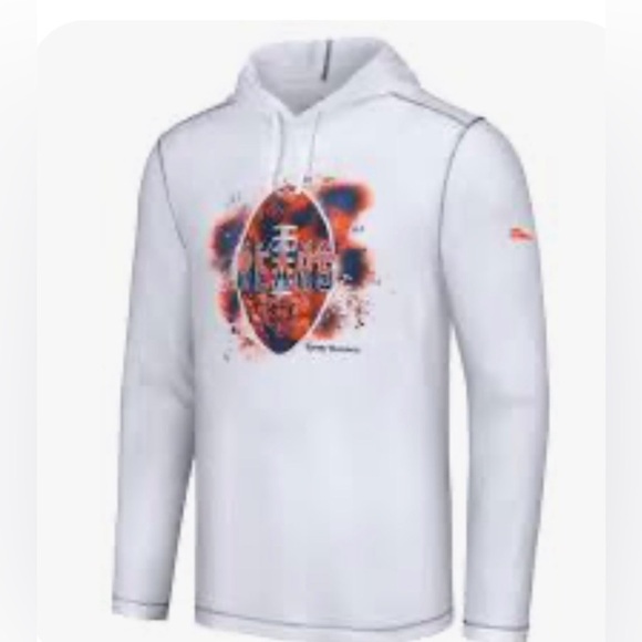 Tommy Bahama Other - Chicago Bears men’s Tommy Bahama Graffiti Touchdown Pullover Hoodie Sz XXL White